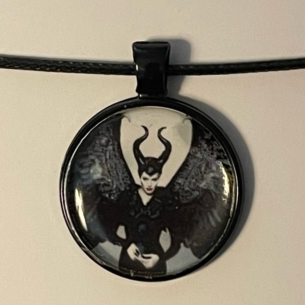 Maleficent Cabochon Necklace